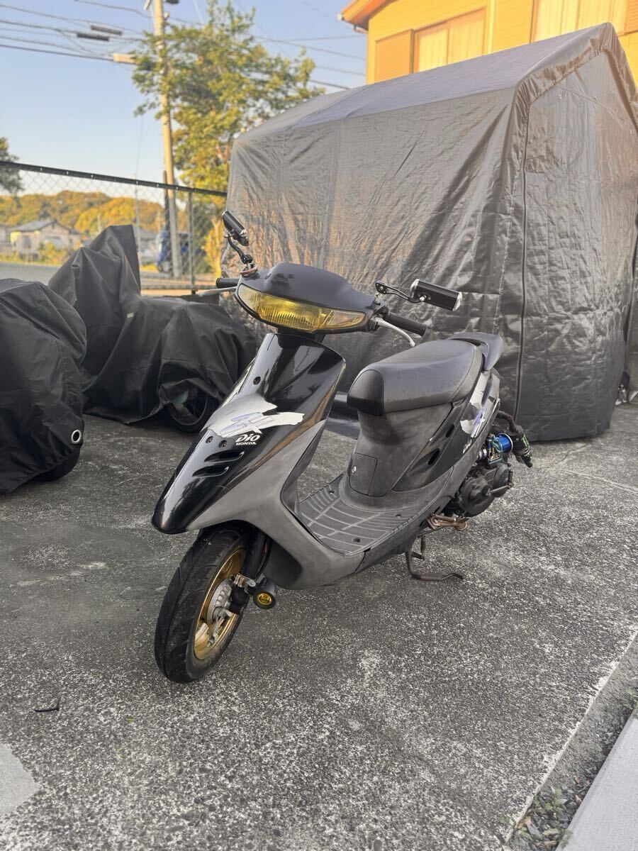 スズキ　アドレスV100(カスタム車)　中古実動車　バッテリー新品交換済み　ワンオフチャンバー付き　タイヤ前後バリ山　ナンバー登録書類有 スズキ アドレスV100(カスタム車) 中古実動車 バッテリー新品交換済み
