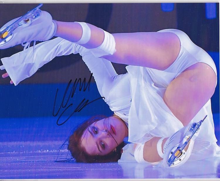 メドベージェワ直筆サイン入り2Lサイズ写真…Evgenia Medvedeva… エフゲニア・メドベージェワ 直筆サイン入り写真 フィギュアスケート国