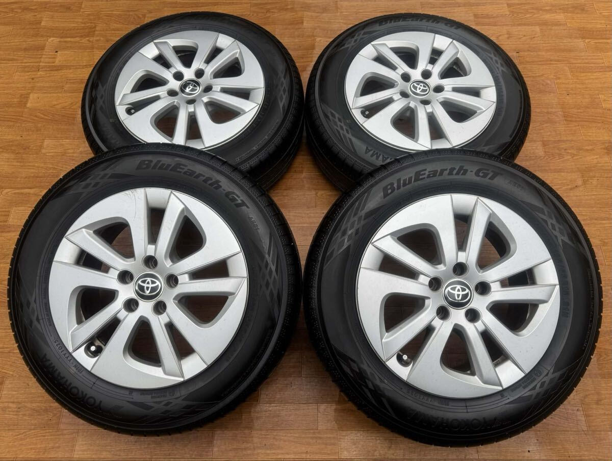 中古】レクサス純正 CT純正16インチホイール100-5H YOKOHAMA 205/55R16 