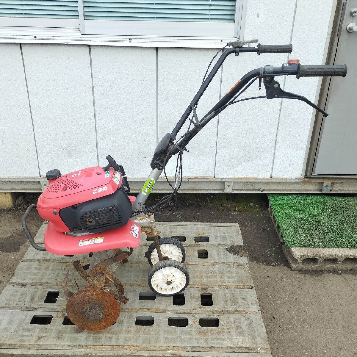 群馬② 耕運機 タイヤ 変換軸 左右セット 車軸 六角軸 丸軸 車輪軸