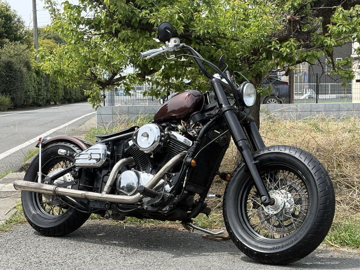 ボバーStyle SR400 カスタムペイント モダンクラシック マフラー改
