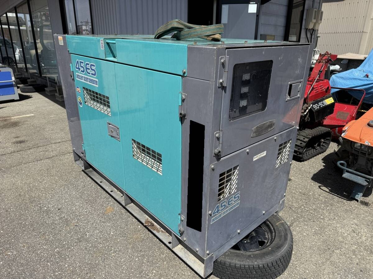 中古】デンヨー エンジン発電機 デンヨーパワー1300 エンジン駆動交流 