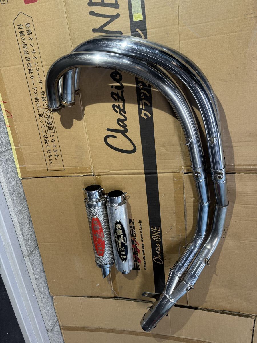中古】CBX400F イカズチマフラー 雷 WRP CBR400F 希少の落札情報詳細
