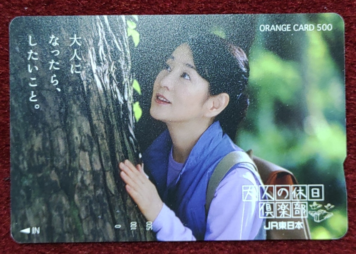 中古】吉永小百合 大人の休日倶楽部 JR東日本 非売品 B0 大判 ポスター