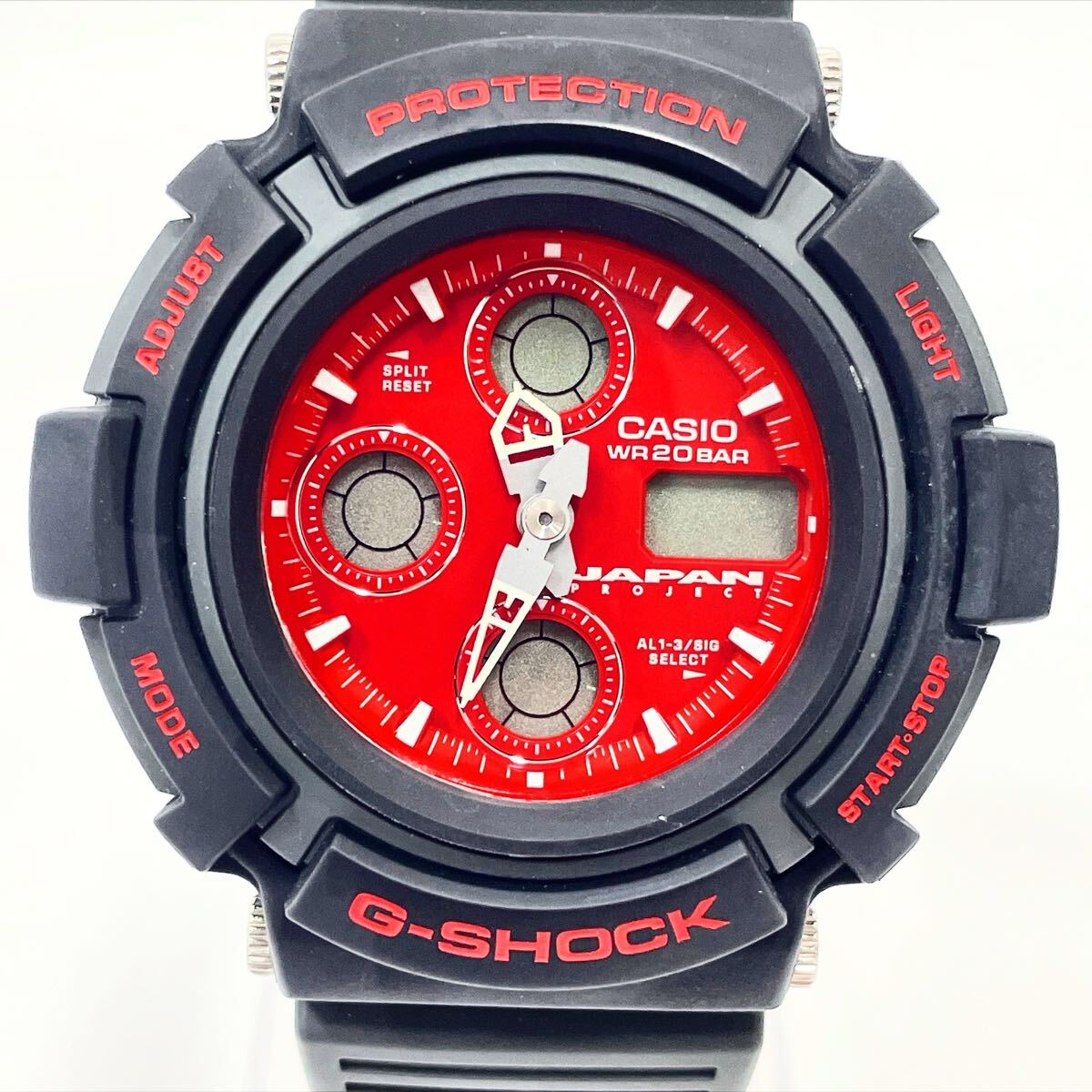 新品】CASIO G-SHOCK AW570/571 ガウスマン ベゼル バンド セットの 