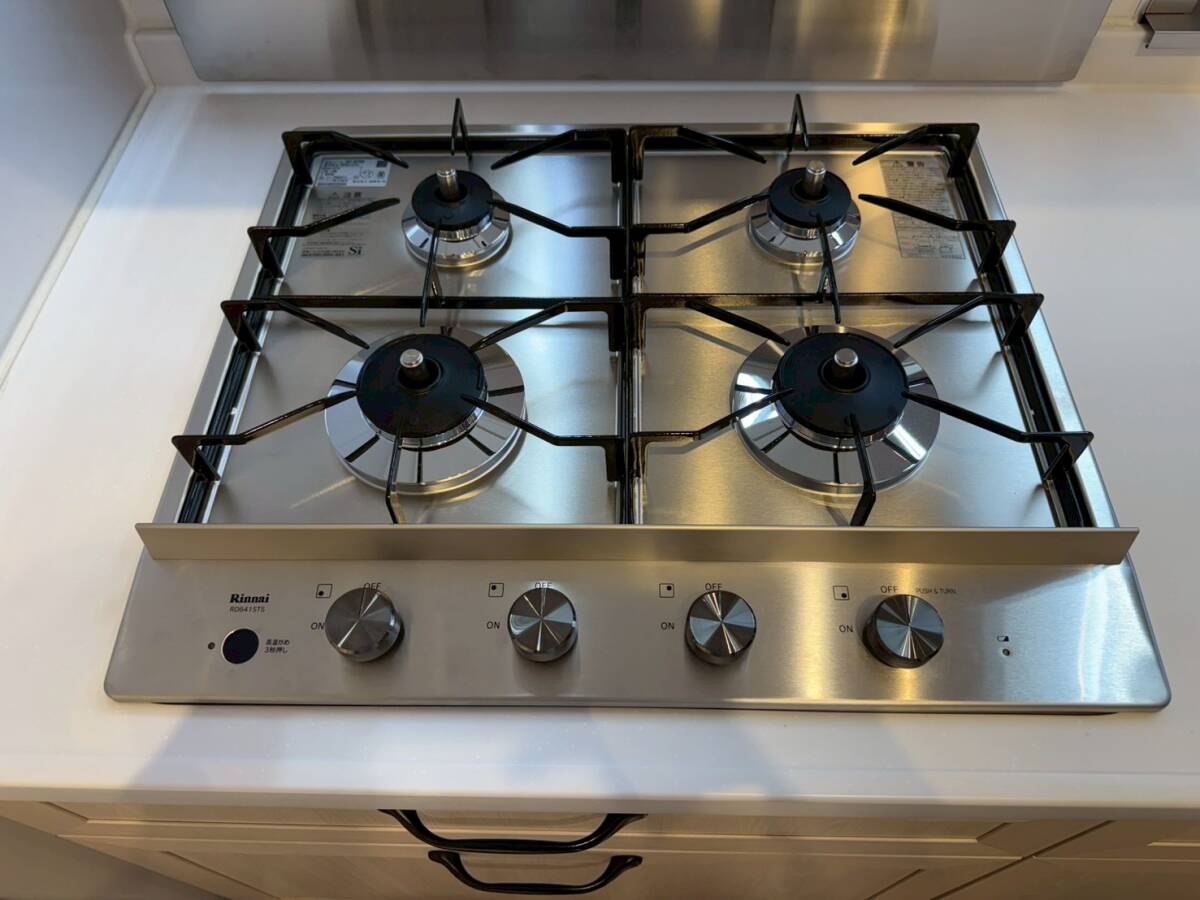 中古】美品 Rinnai Vamo おしゃれすぎるガスコンロ シンプルを極めた 