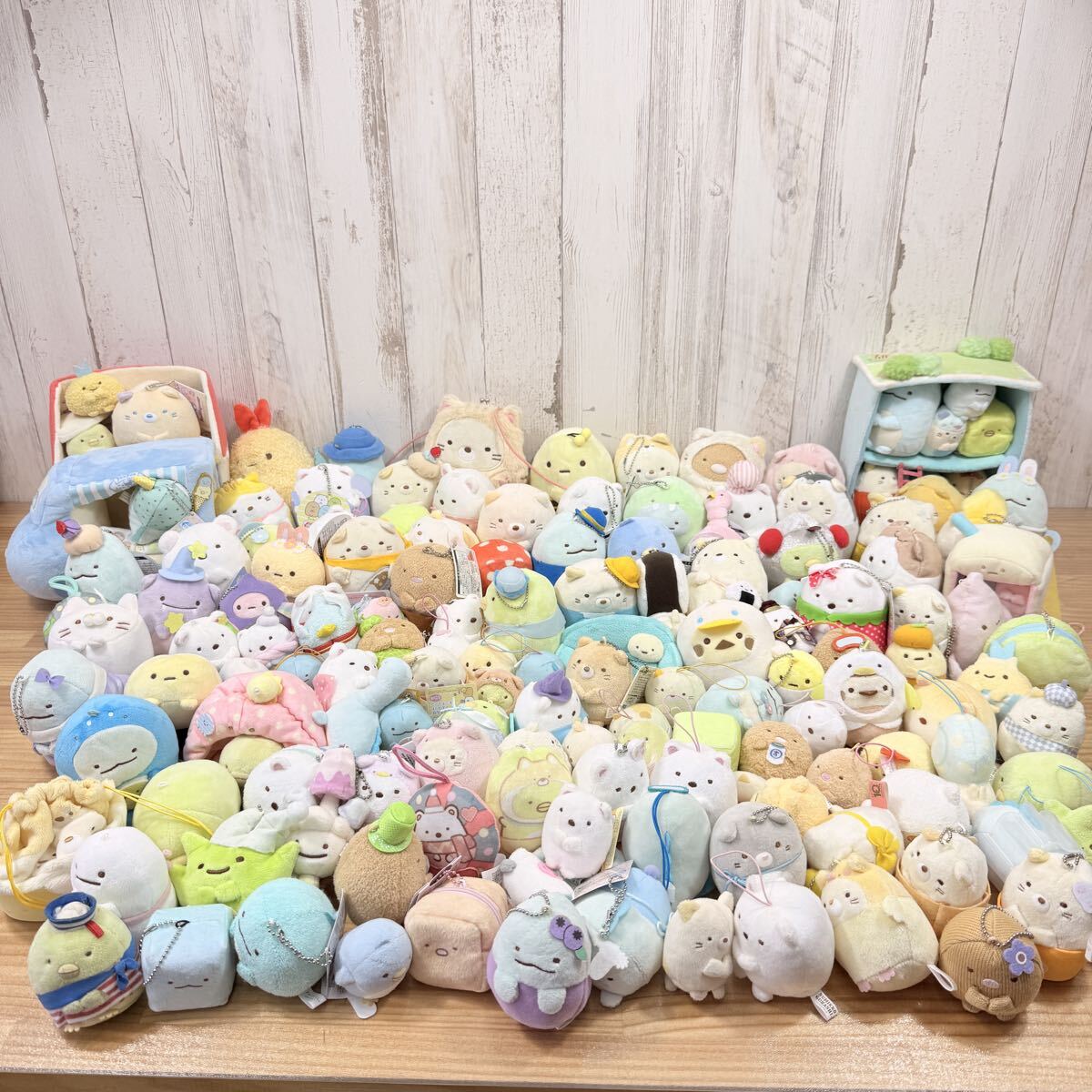 新品】▽すみっコぐらし▽ぬいぐるみマルチトレイ（とかげのお家に