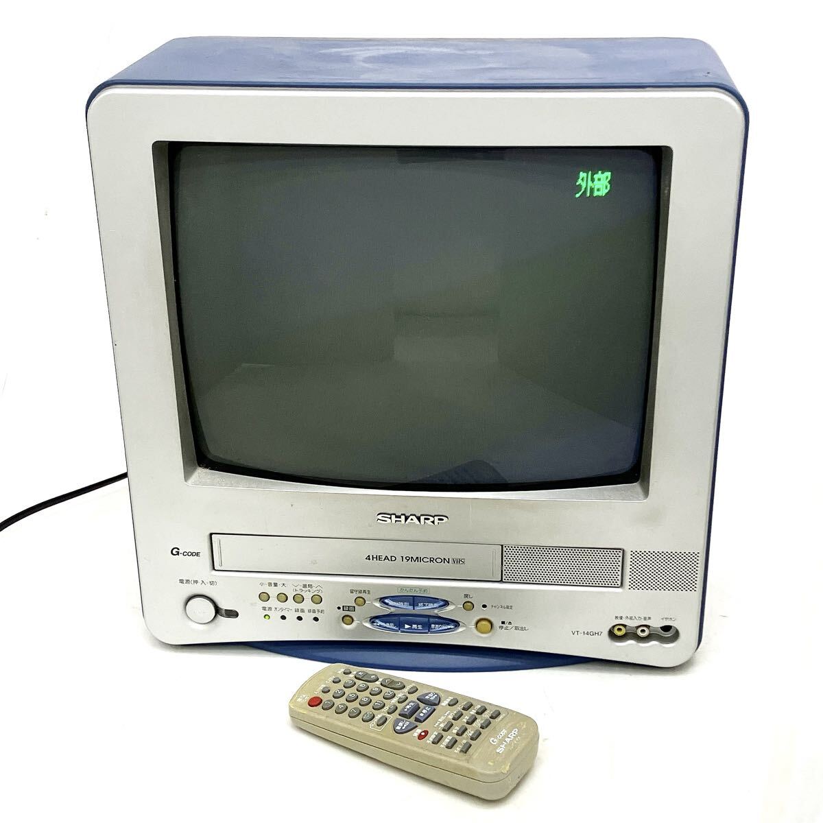 中古】テレビデオ 14インチ AIWA VX-T14G2 VHSビデオ見られますの落札