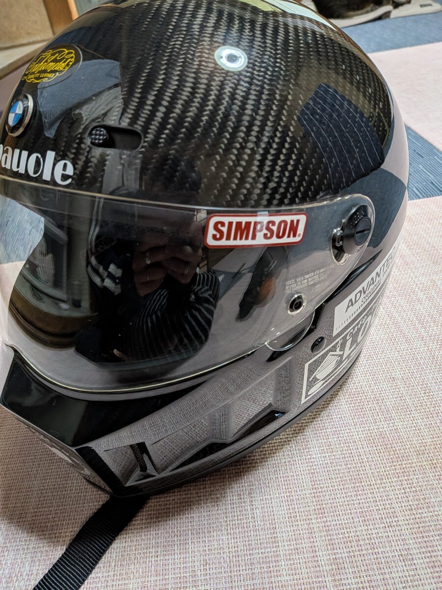 SIMPSON シンプソン RX6 希少当時物フルフェイスヘルメット サイズL