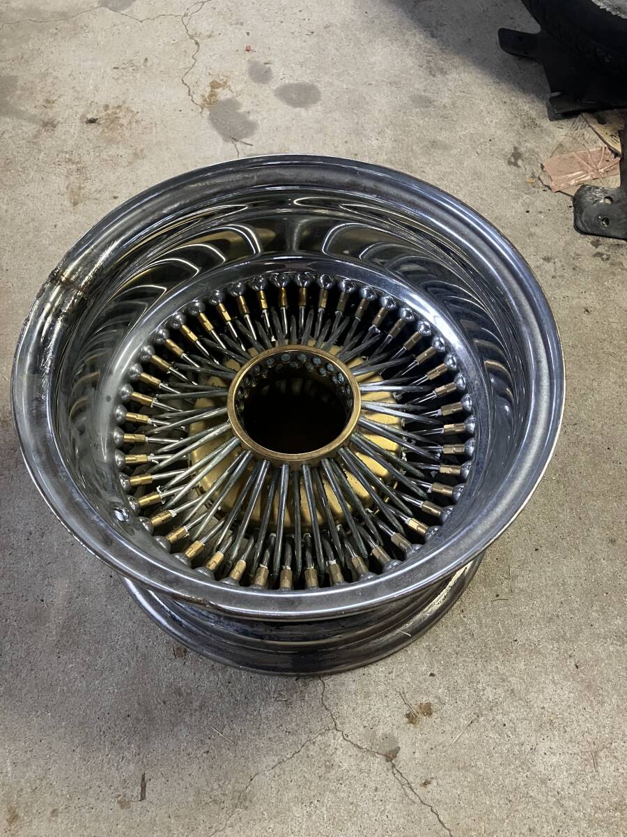 8033 DAYTON デイトン ワイヤー ホイール ゴールド 100本スポーク 13