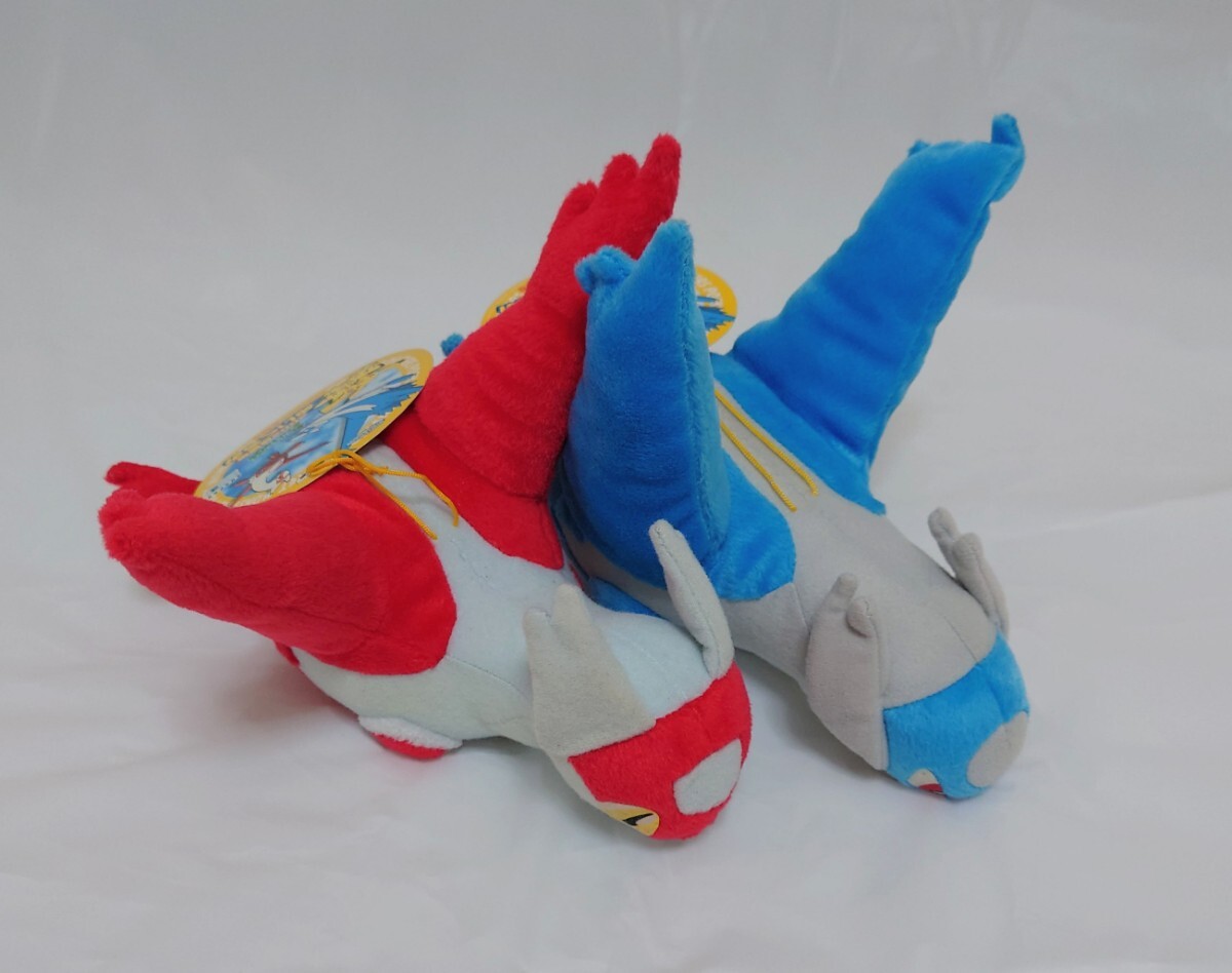 TOMY ラティオス＆ラティアス ポケモン ペアぬいぐるみ の落札情報詳細