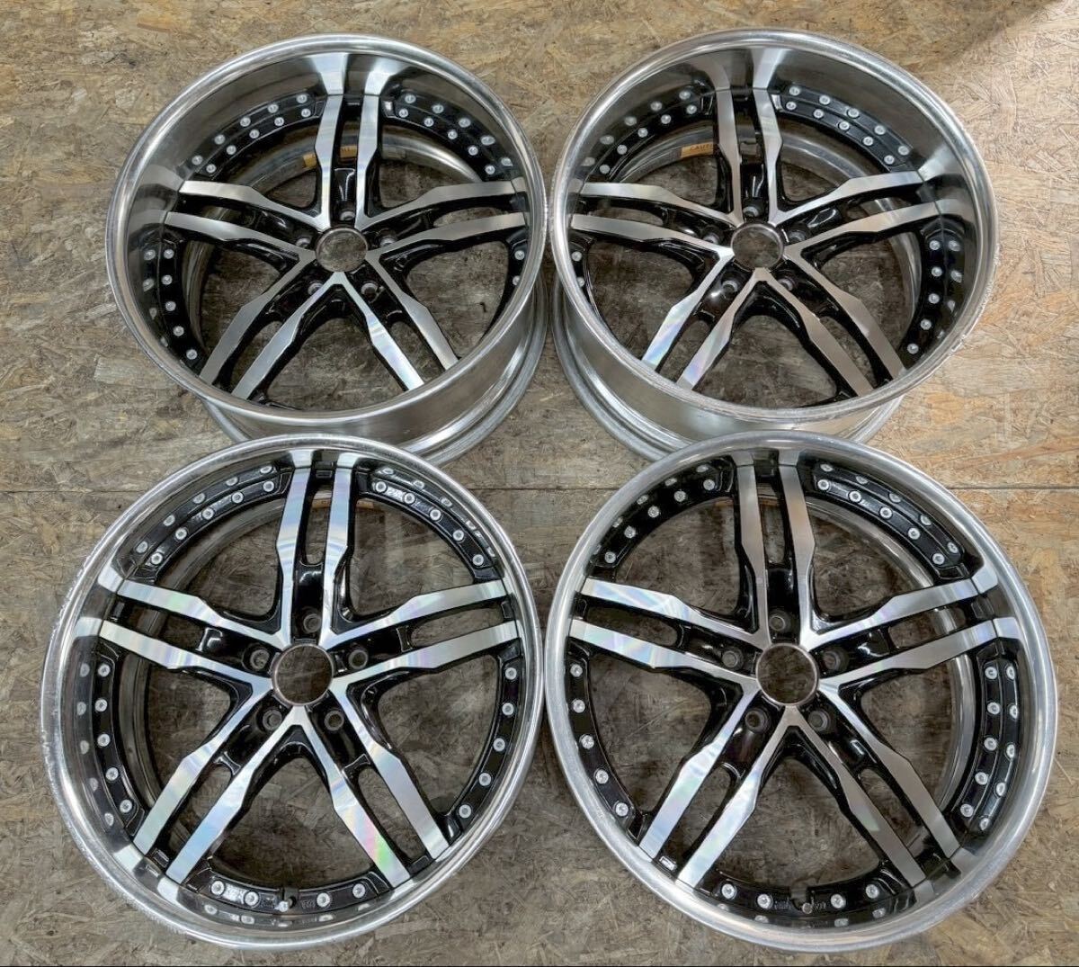 中古】AME シャレン SHALLEN PCD100 15インチ 5.5J+42/6.0J+38 165