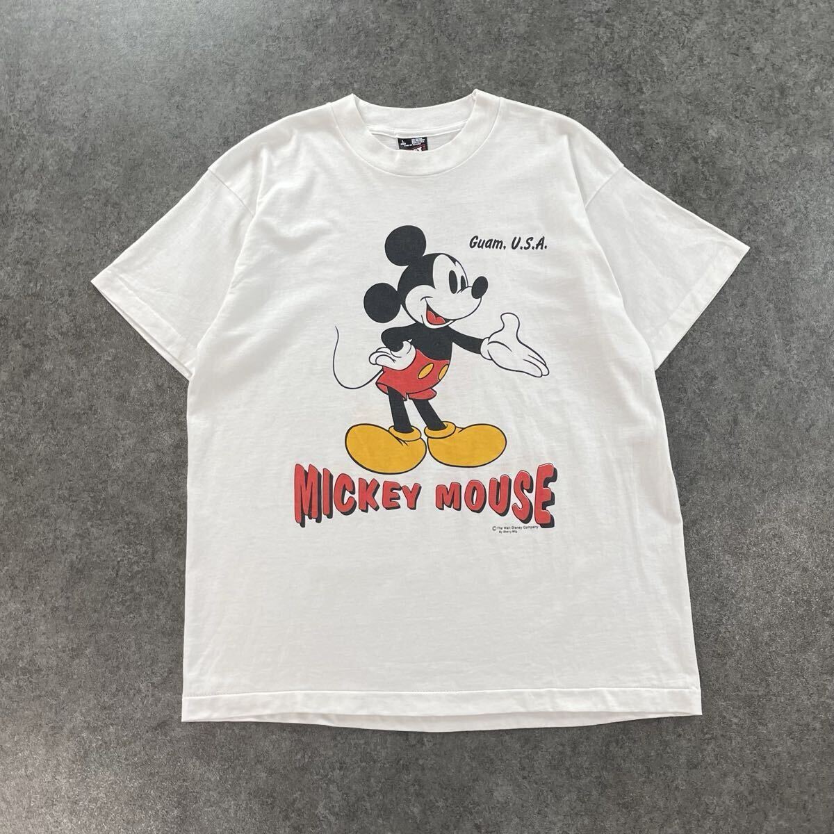 新品】新品 ミッキーマウス FUCK パロディ プリントTシャツの落札情報