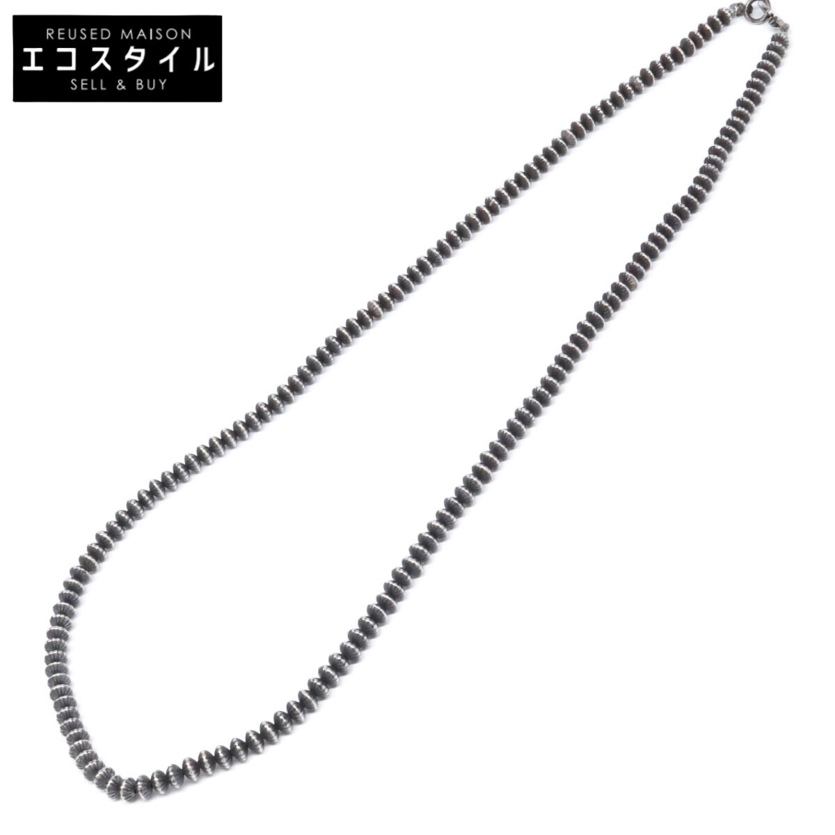 中古】Hosanna ホザーナ シルバービーズネックレス クロス ゴローズ 