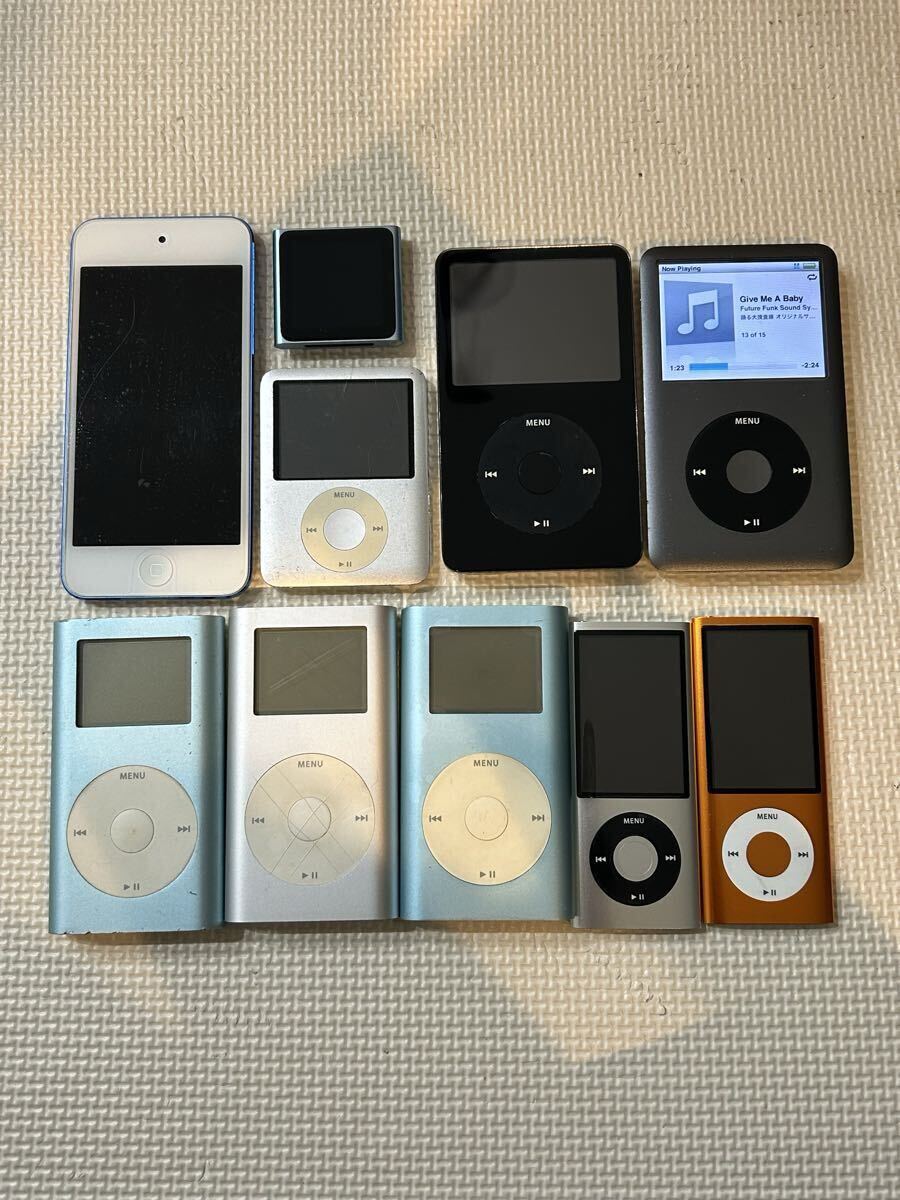動作品】【難あり】第4世代 iPod classic 20G×2、30G×1 3台セットの
