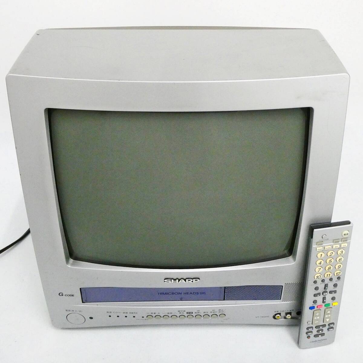 中古】シャープ 21型テレビデオVT-21FF3-W リモコン無しの落札情報詳細