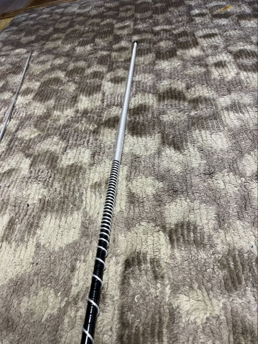 傷や汚れあり】ヘリカルアンテナ27MHz－28MHz CB/HF帯 全長134cm