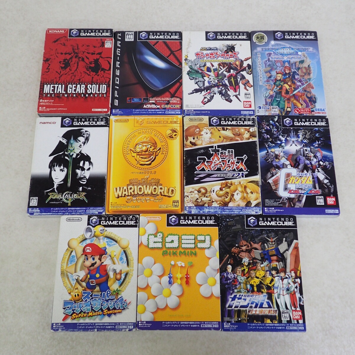 □ GC ゲームキューブソフト6本セット スーパーマリオサンシャイン