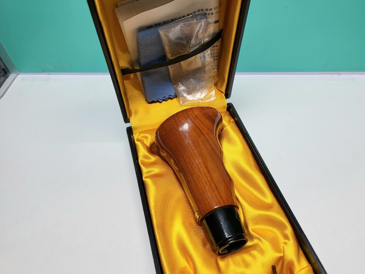 10V ◇三菱 ディアマンテ(F34A)純正 ナルディ ウッドシフトノブ[ベース 