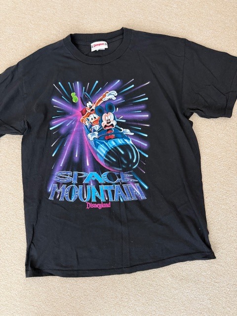 藤原ヒロシ着用 90s USA製 ミッキー マルチプリントTシャツ Mサイズ