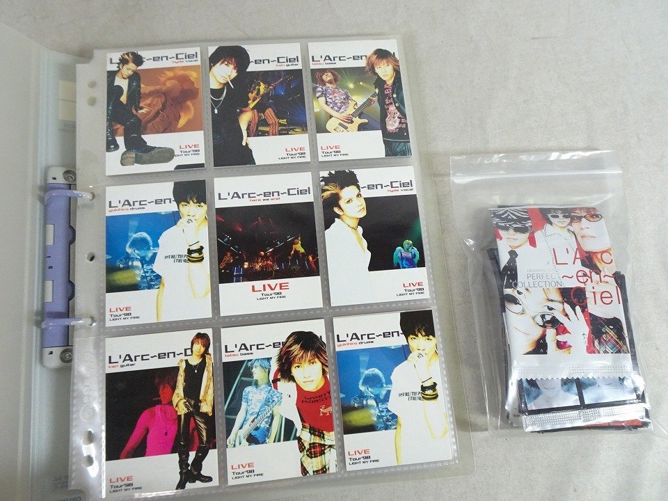 初版 L'Arc～en～Ciel オフィシャルトレーディングカード パーフェクト
