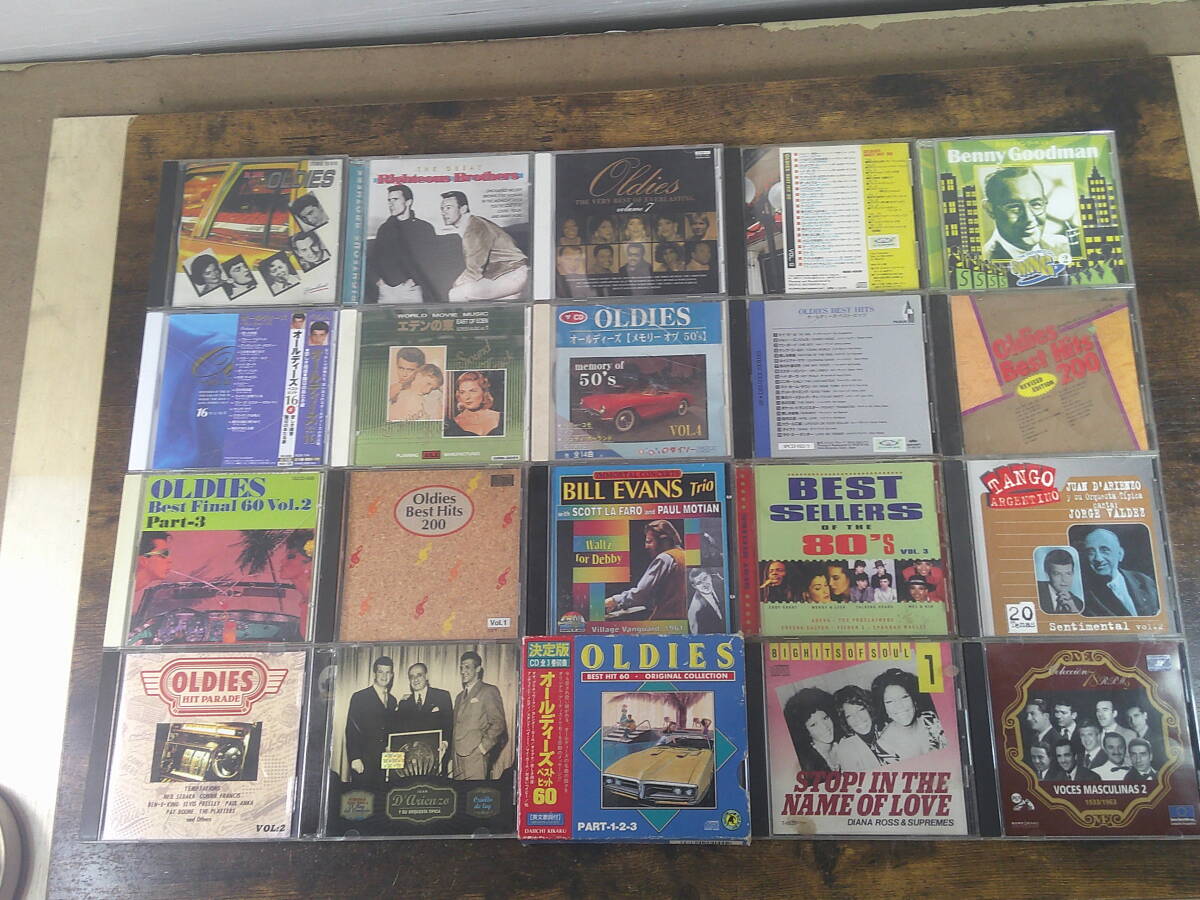 傷や汚れあり】☆DAISO/ダイソー CD 22枚組/OLDIES メモリーオブ50
