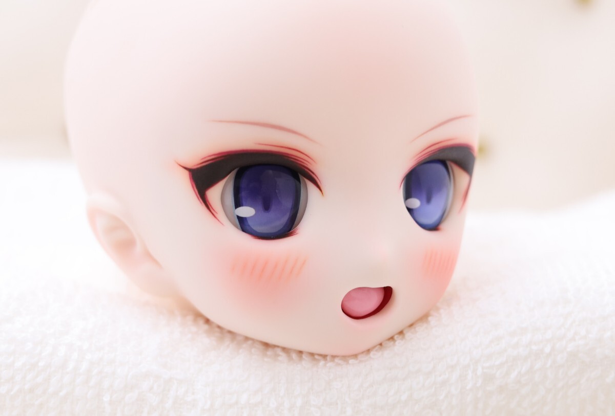 Poe-Poe】 DDH-09 SW肌 カスタムヘッド + レジンアイ3種 【ソフビ盛難