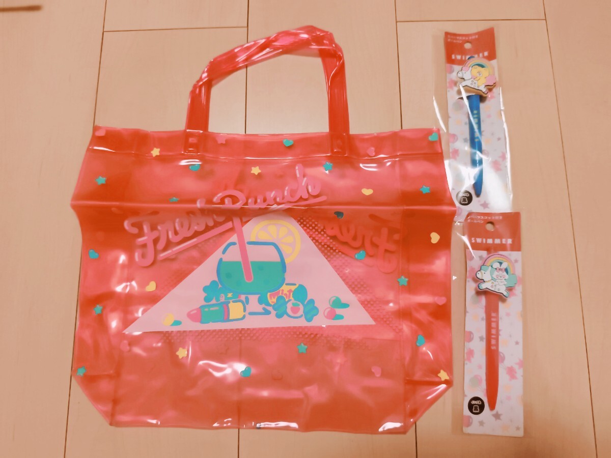 中古】当時物 保管品 「こんなこいるかなのプールバッグ・ビニール 