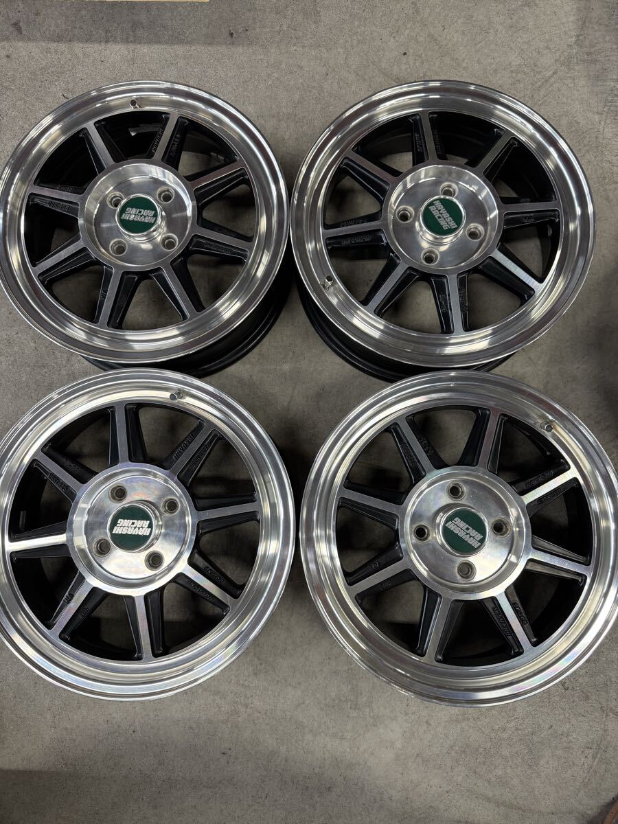 値下げ! ハヤシ ストリート 15インチ 6.5J PCD100 4本 中古 アルミ