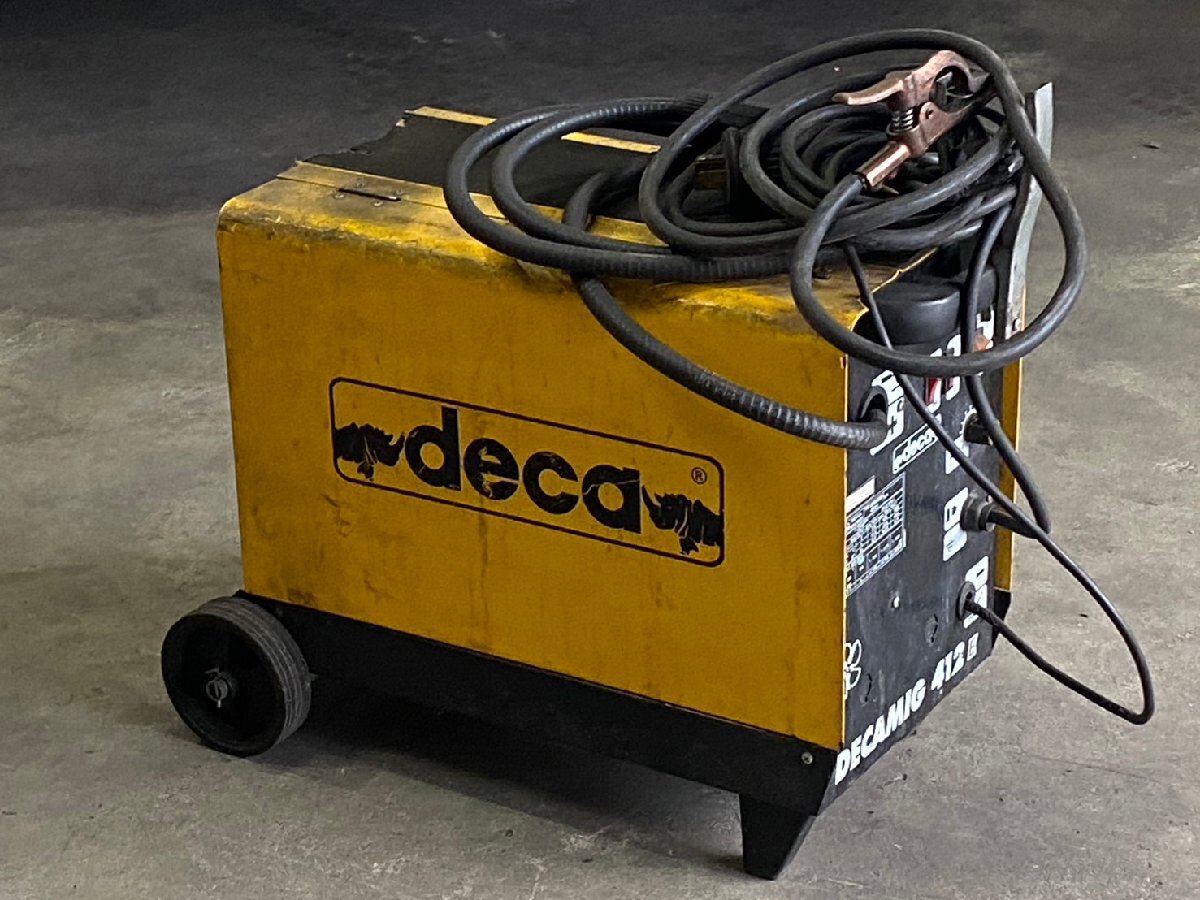 送料無料】DECAMIG 半自動溶接機 412E deca 単相200V 接着 補修 溶接