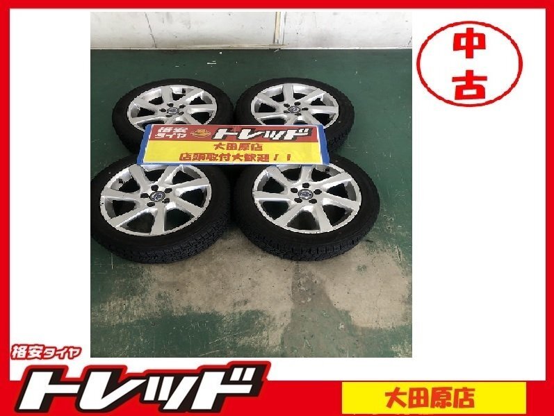 ボルボ VOLVO 240 純正コロナホイール スタッドレスタイヤ付 185/80R14