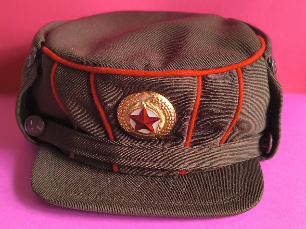 新品】夏休み特価 レプリカ 北朝鮮 朝鮮人民軍陸軍制帽 58cm その1の