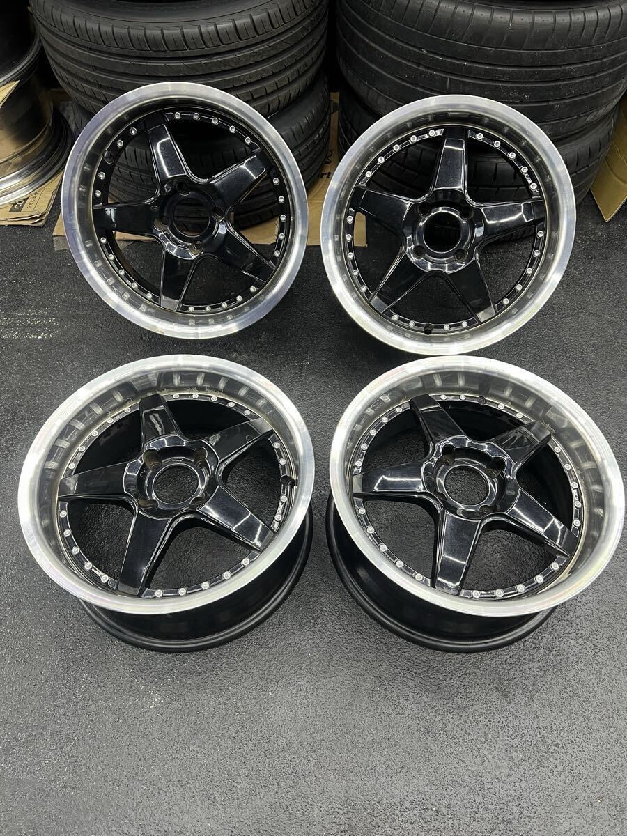 希少 ワイヤーホイールRAYS製 ゴールドメッキ 6.5Jx15インチ +25