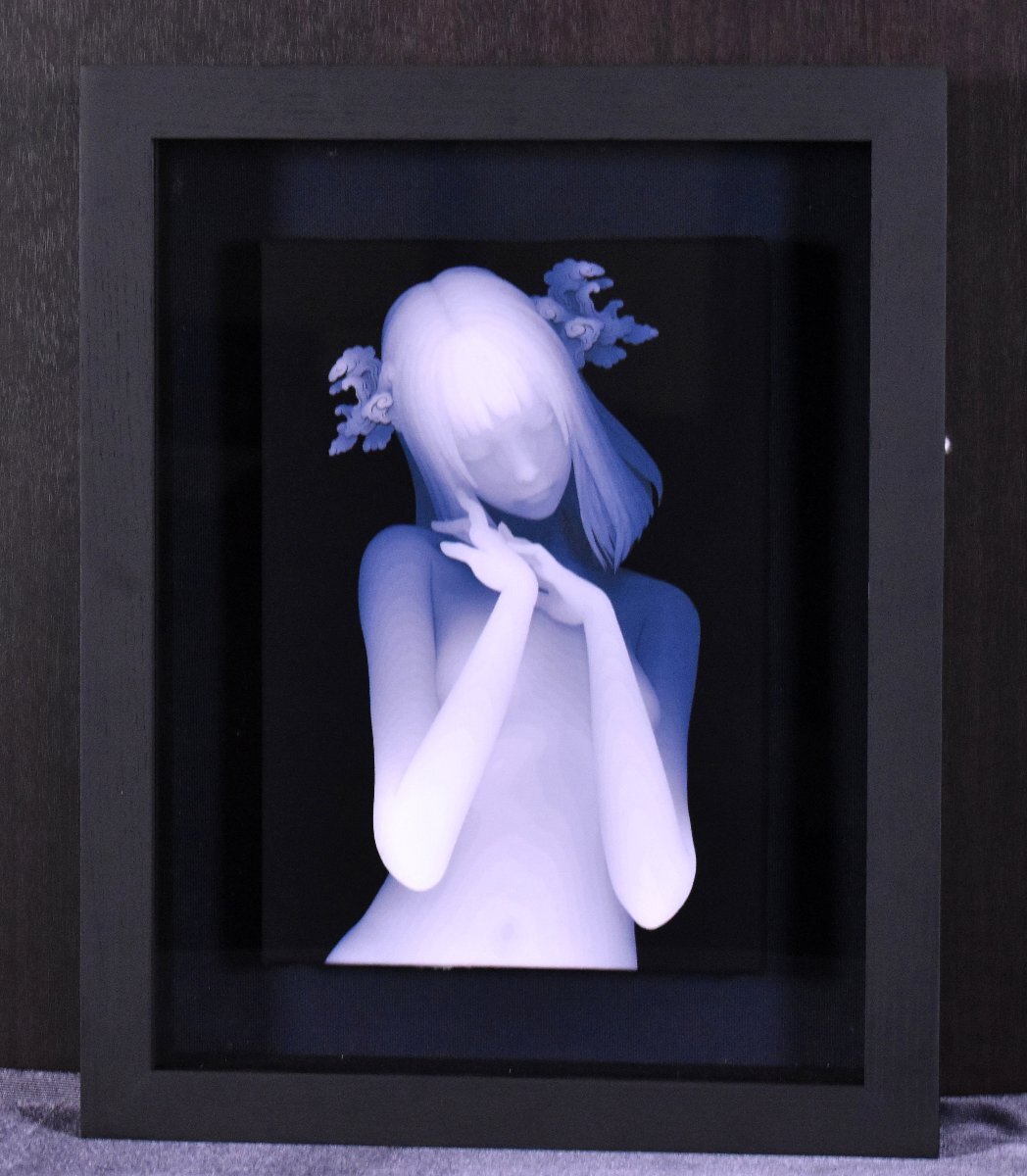 絵画|油彩画|奈良美智|正面サイン有|裏サイン有|キャンバスのみ|模写