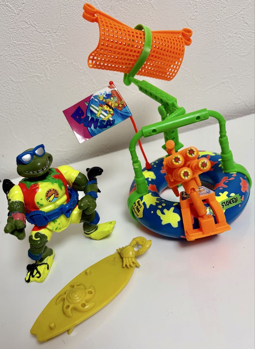 中古】ミュータント・タートルズ フィギュア 2体セット TEENAGE MUTANT