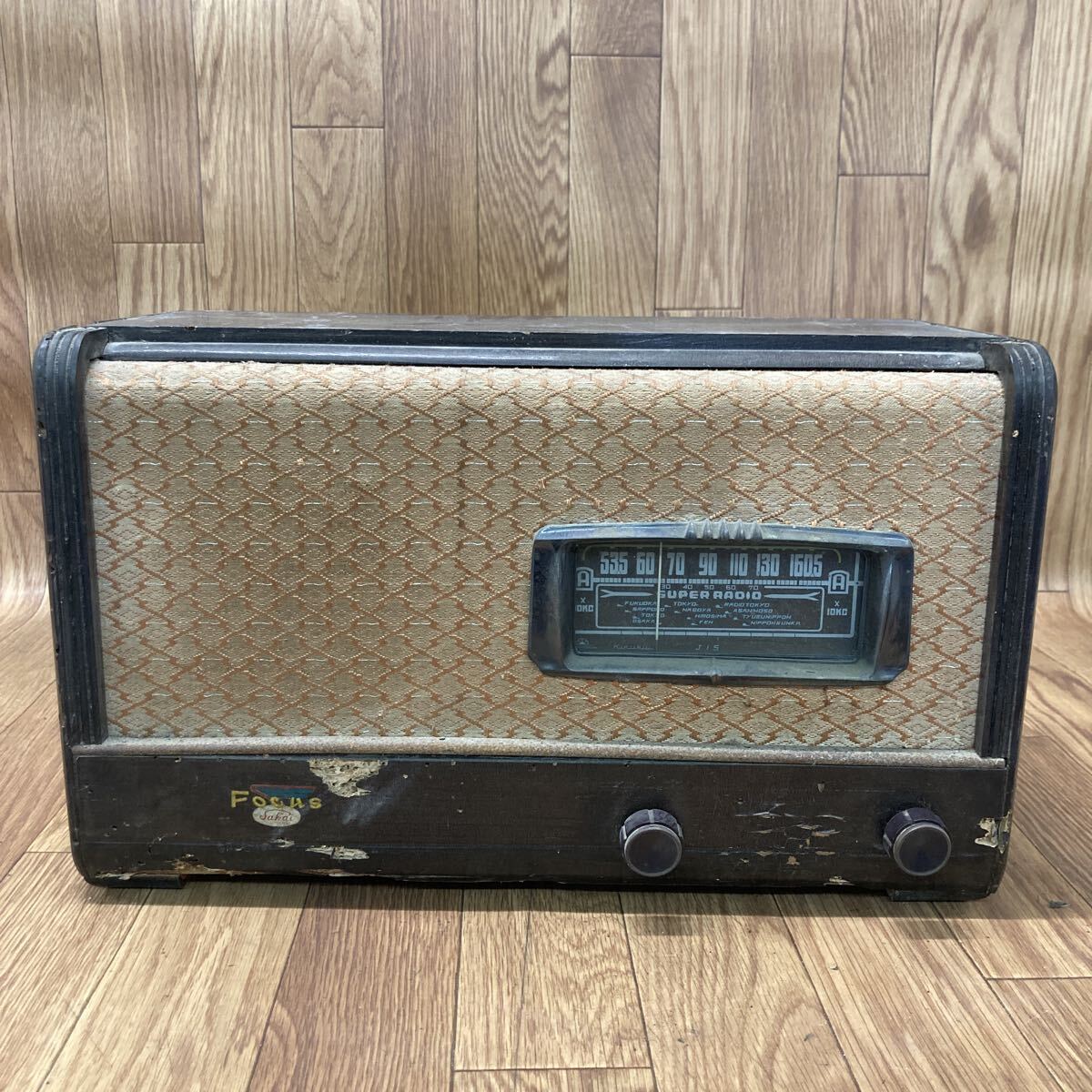 レトロ Victor SX-3 木枠 木製 大型2ウェイスピーカー 50W ペア セット