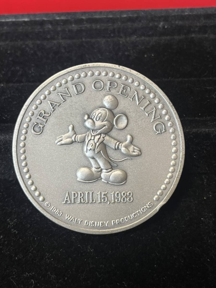 中古】東京ディズニーランド グランドオープン記念プレート 装飾用絵皿