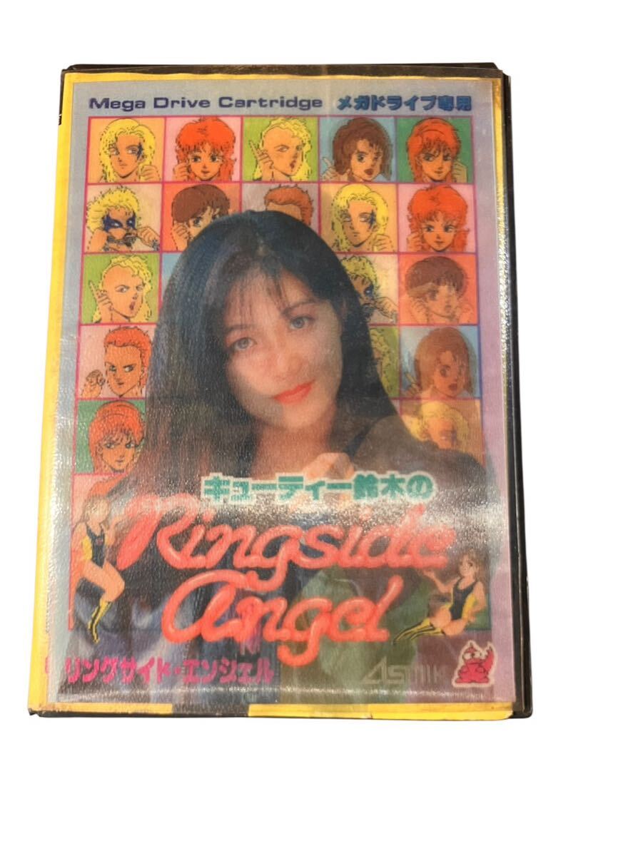 中古・貴重】MD用（メガドライブ）・キューティー鈴木のリングサイド