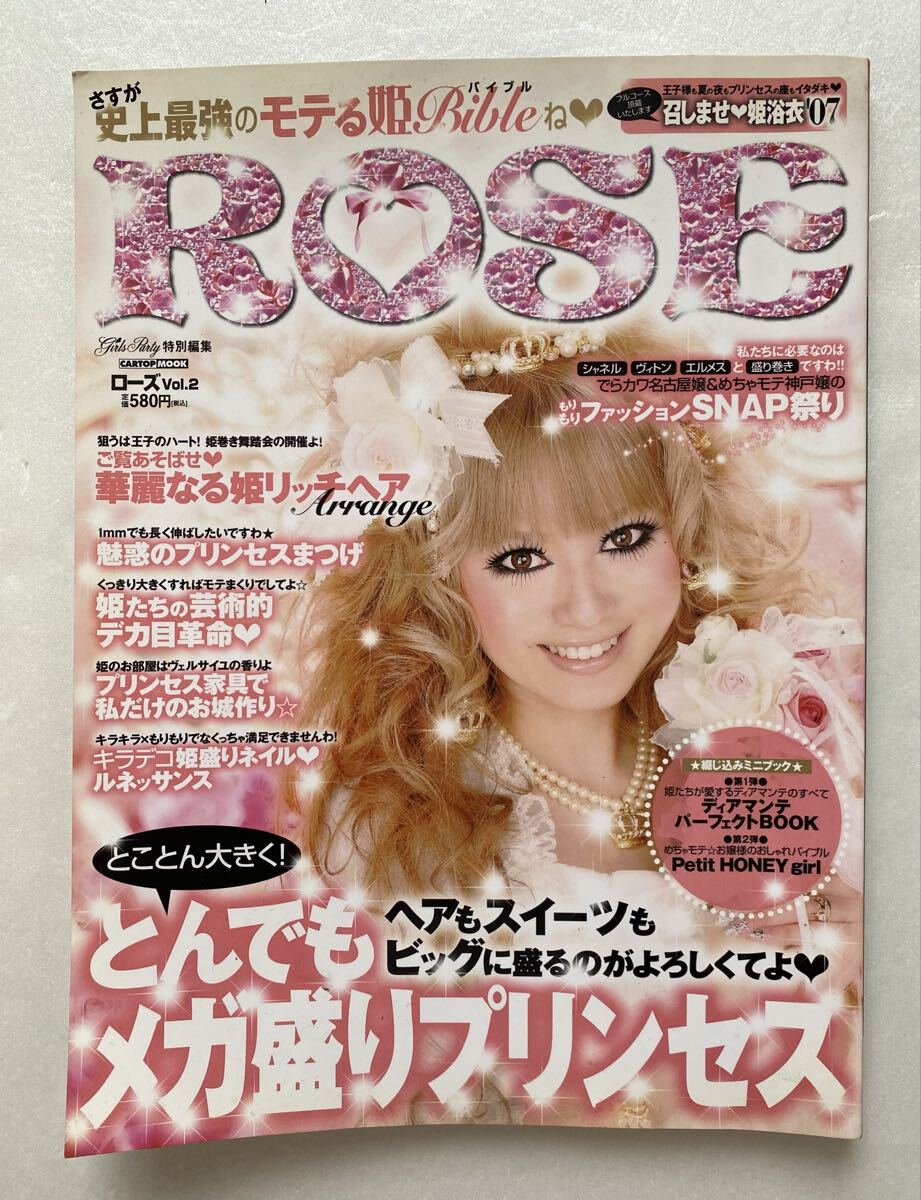 美品】☆ジーザスディアマンテ美品シャトーワンピ復活ぼかし薔薇柄☆の