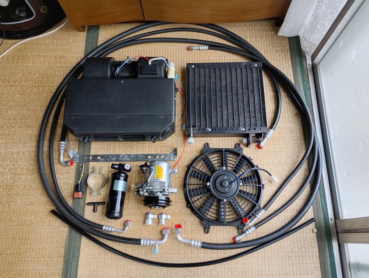 H7 ジムニー JA11 エアコン コンデンサー ファン付 r134aの落札情報