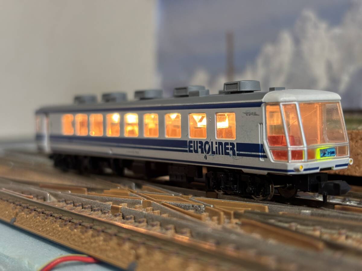 TOMIX 98914 JR ユーロライナー(黒色床下)セット+スハフ12 x1 マニ44