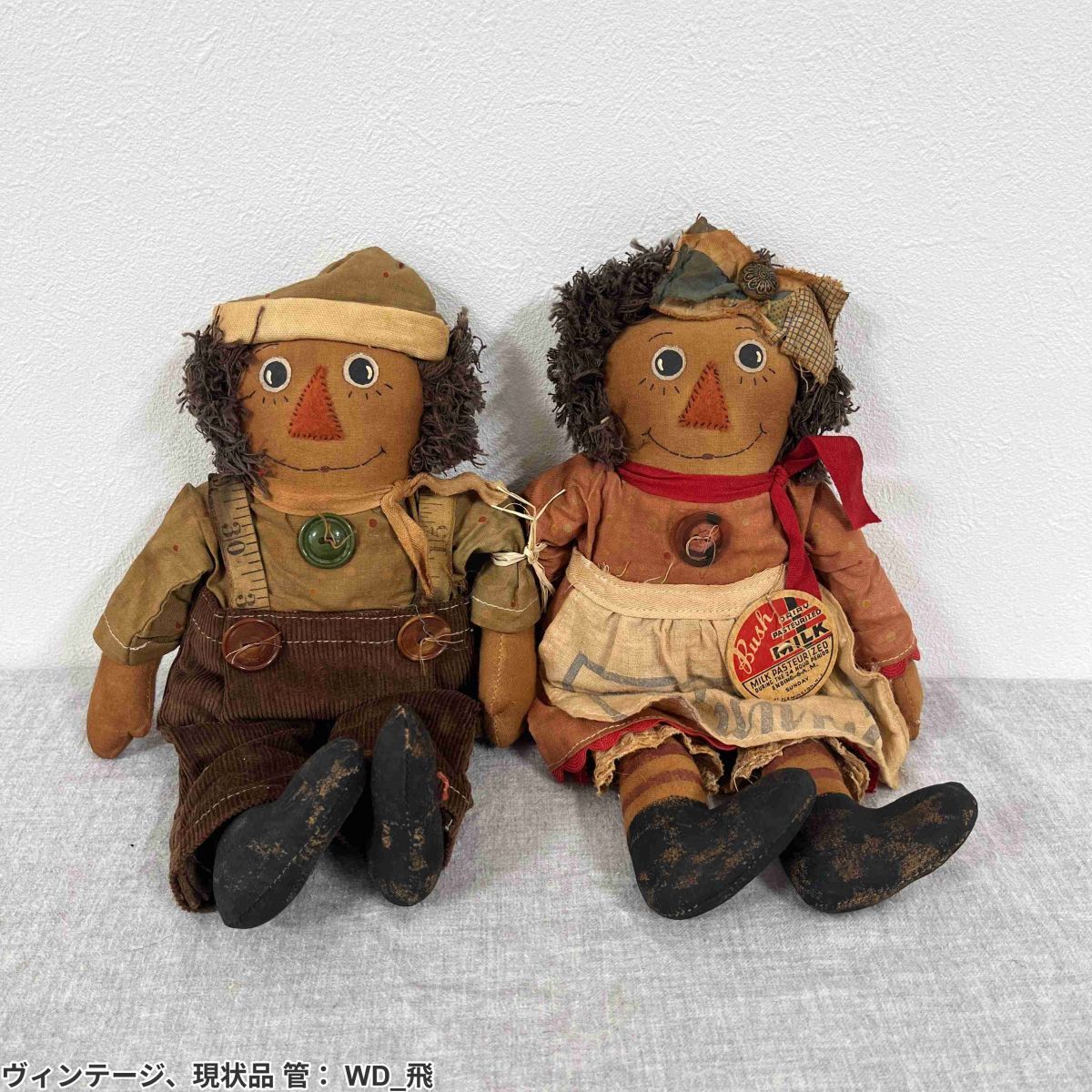 C4966S 昭和レトロ レア 稀少 ラガディ アン&アンディ Raggedy Ann