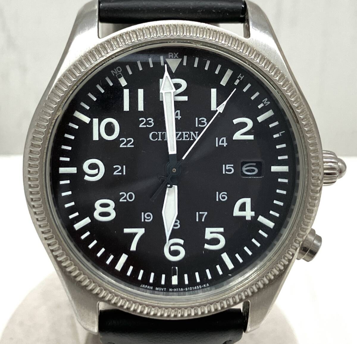 希少 美品 CITIZEN ECO DRIVE シチズン エコドライブ パイロット
