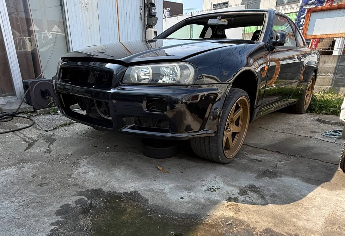美品 BNR34 GTR 純正ホイール 225/40R18 4本セット鍛造 9J+30 S15 S14 