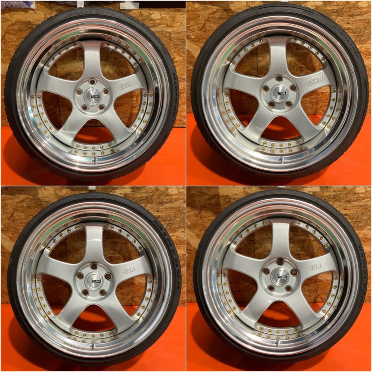 深リム SSR プロフェッサー SP1 18インチ 9J 10J 5H-114.3 +29 タイヤ