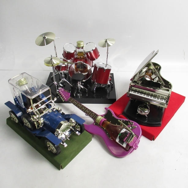 La Prière ブランデー ミニチュアボトル 楽器シリーズ 4種セット ☆ 未開栓 ☆ La Priere Superieure ラ・プリエール リキュール ホルン