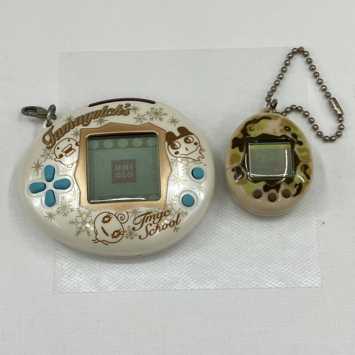 中古ジャンク品☆バンダイちびたまごっち☆青×黄☆20周年☆2005年