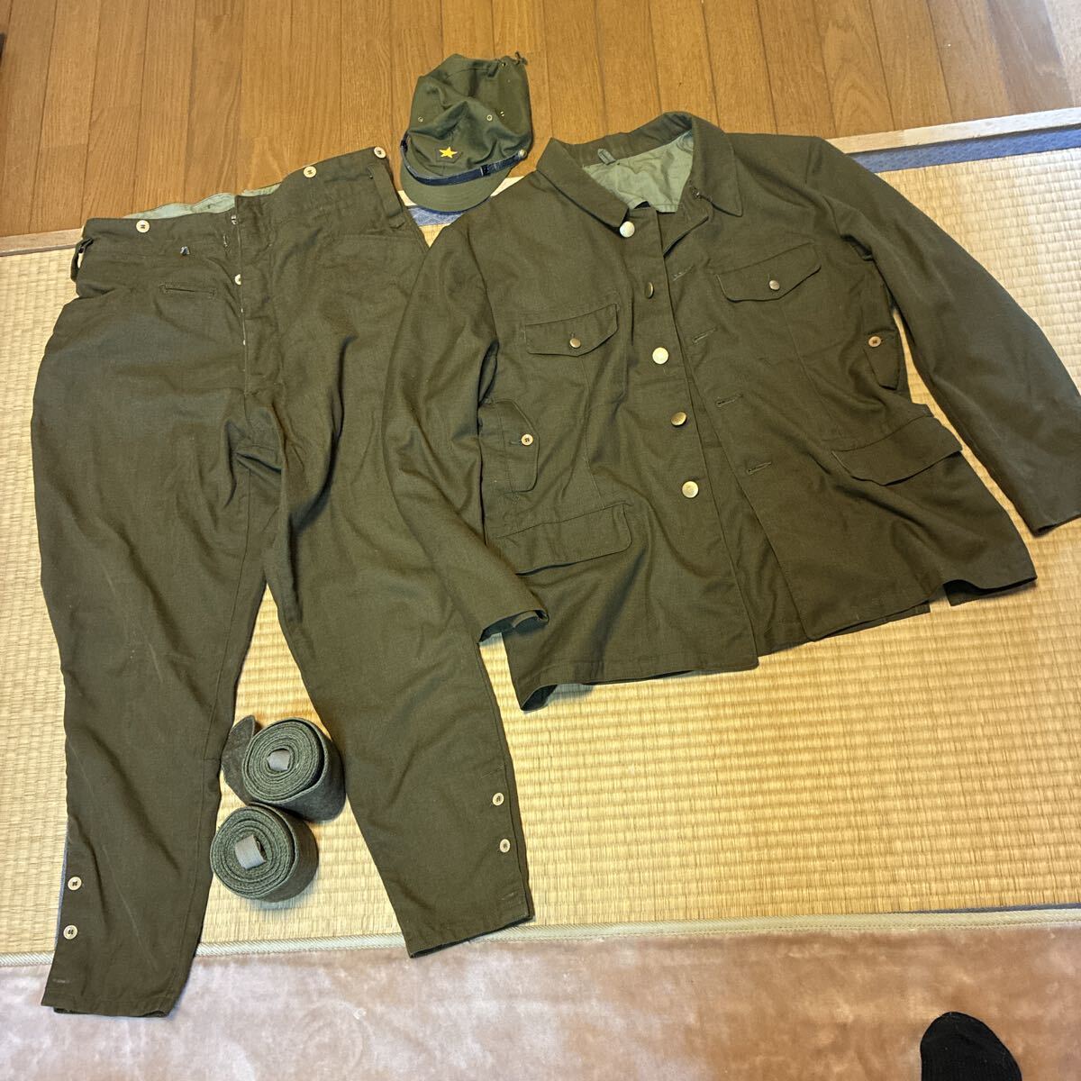 旧日本 日本軍 大日本帝国 日本陸軍 航空隊 飛行服 航空衣袴 上下