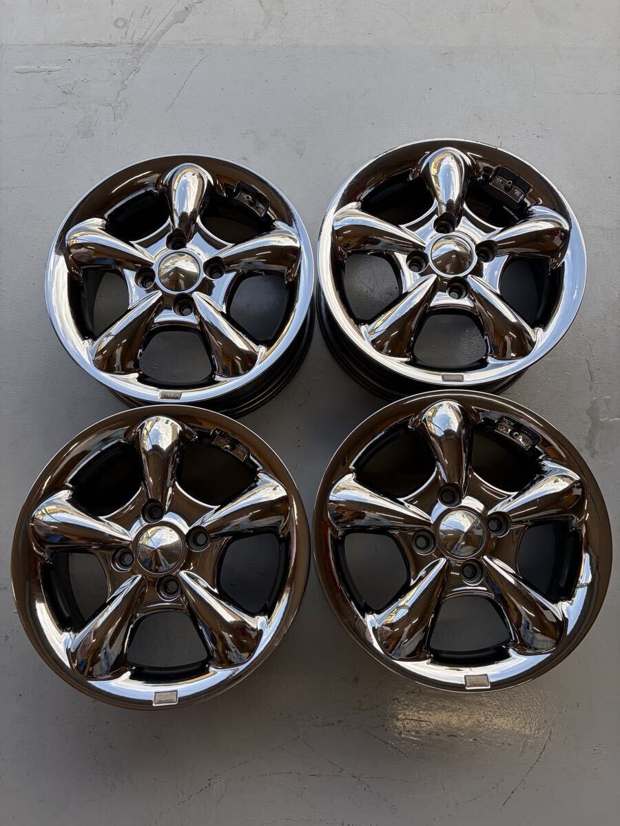 即決】WORK GOOCARS グッカーズ 17-7J+35 4穴 PCD100 165/40R17 4本