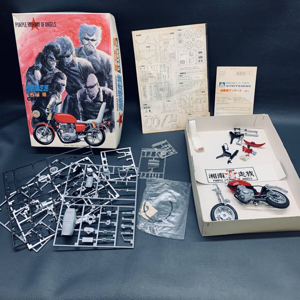 中古】湘南爆走族 権田二毛作 GPZ400改 アオシマ GPZ400F